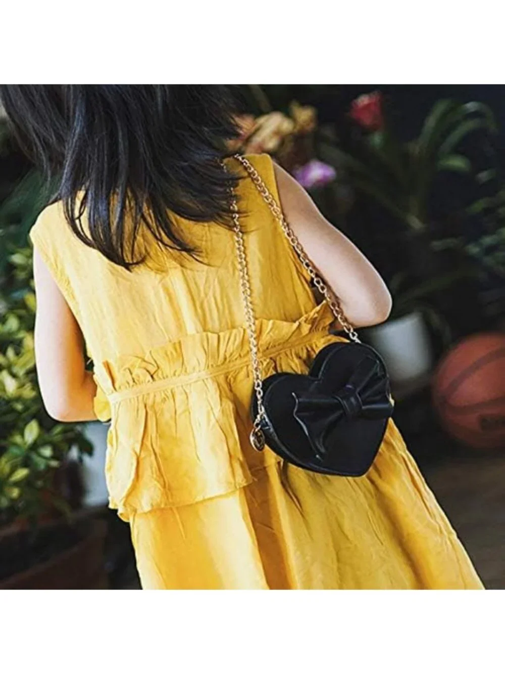 Cute Heart-Shaped Mini Coin Purse with Bowknot - Crossbody Handbag Wallet for